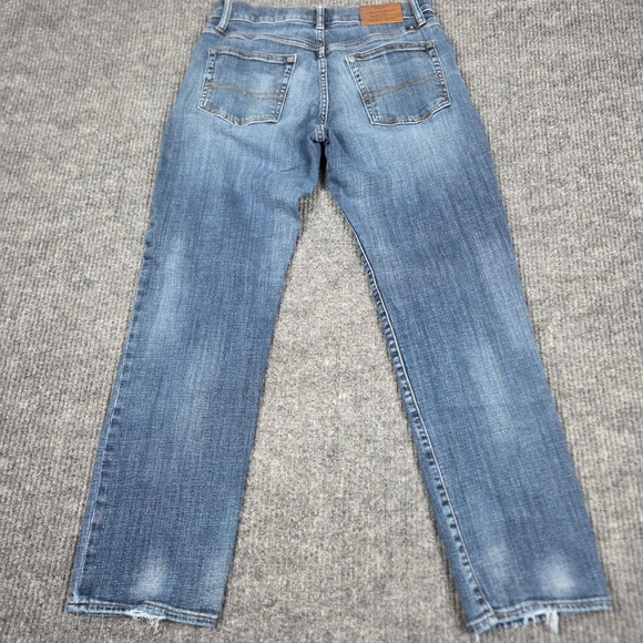 Lucky Brand 121 Slim Mens Blue Medium Wash Distressed Denim Jeans 32x30 26203 - Picture 2 of 9